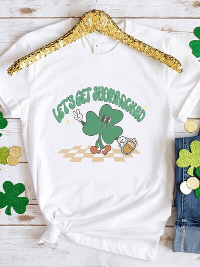 LET'S GET SHAMROCKED Round Neck T-Shirt